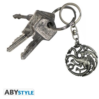 Μπρελόκ Games of Thrones - Targaryen 3D Metal Keychain