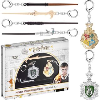 Μπρελόκ Harry Potter - Premium Keychains Collection Deluxe Box 6-Pack - Slytherin Emblem