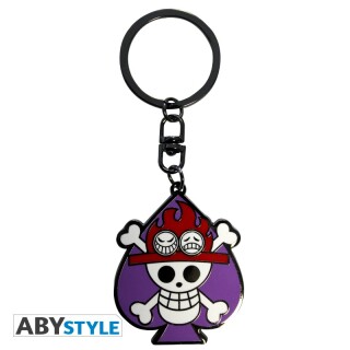 Μπρελόκ One Piece - Skull Ace Metal Keychain