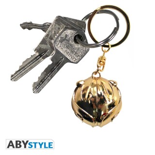 Μπρελόκ Harry Potter - Golden Snitch 3D Metal Keychain