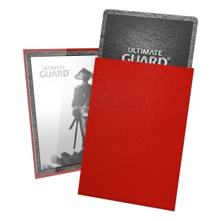 Ultimate Guard Katana Sleeves - Japanese Size Red (60pcs)