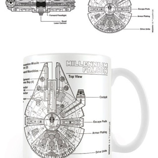 Κούπα Star Wars - Millennium Falcon Sketch Mug (320ml)