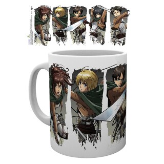 Κούπα Attack on Titan - Character Montage Mug (320ml)