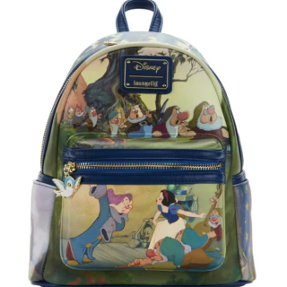 Τσάντα Πλάτης Loungefly - Mini Backpack - Disney - Snow White - Snow White and the Seven Dwarfs