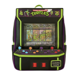 Τσάντα Πλάτης Loungefly - Mini Backpack - Teenage Mutant Ninja Turtles 40th Anniversary - Vintage Arcade