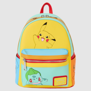 Τσάντα Πλάτης Loungefly - Mini Backpack - Pokemon - Pikachu / Bulbasaur / Squirtle / Charmander / Eevee