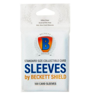 Beckett Shield - Standard Card Size - Regular Soft Card Sleeves (100pcs)
