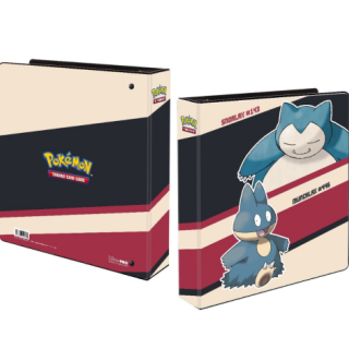 Ultra Pro Album - 9 Pocket Album with Rings - Pokemon - Snorlax and Munchlax