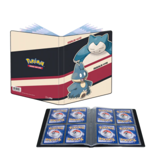 Ultra Pro Binder - 4 Pocket Portfolio - Pokemon - Snorlax and Munchlax