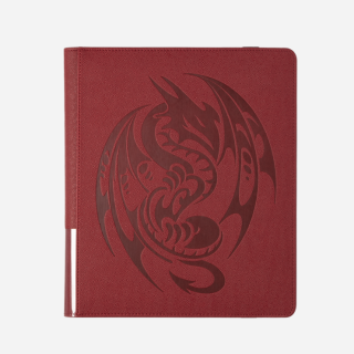 Dragon Shield Binder - 9 Pocket Card Codex 360 Portfolio (with Elastic Strap Closure) - Blood Red