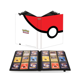 Ultra Pro Binder - 9 Pocket (with Elastic Strap Closure) - Pokemon - Poke Ball