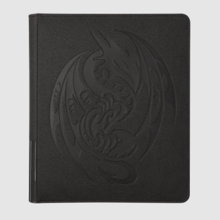 Dragon Shield Binder - Card Codex 360 Portfolio (with Elastic Strap Closure) - Iron Grey