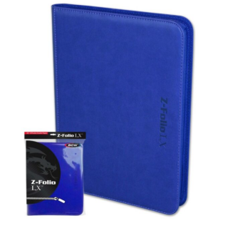 BCW Binder - 9 Pocket Zippered - Z-Folio LX - Blue
