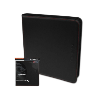 BCW Binder - 12 Pocket Zippered - Z-Folio LX - Black