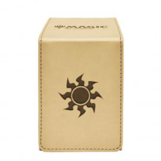 Ultra Pro Deck Box - Alcove Flip Box - Mana Symbol Plains
