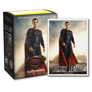 Dragon Shield Matte Sleeves - Standard Size - Brushed Art - Justice League Superman