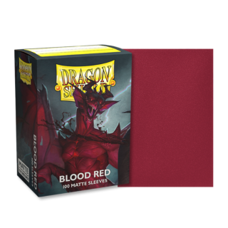 Dragon Shield Matte Sleeves - Standard Size - Solid Colour - Blood Red