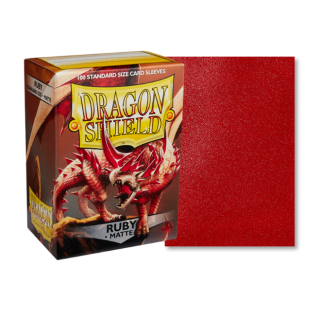 Dragon Shield Matte Sleeves - Standard Size - Solid Colour - Ruby
