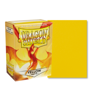 Dragon Shield Matte Sleeves - Standard Size - Solid Colour - Yellow