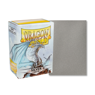 Dragon Shield Matte Sleeves - Standard Size - Solid Colour - Silver