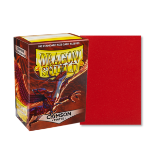 Dragon Shield Matte Sleeves - Standard Size - Solid Colour - Crimson
