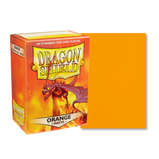 Dragon Shield Matte Sleeves - Standard Size - Solid Colour - Orange