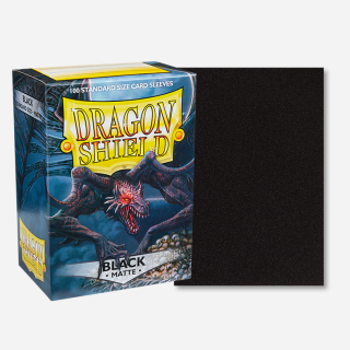 Dragon Shield Matte Sleeves - Standard Size - Solid Colour - Black