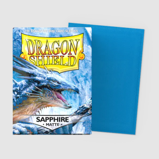 Dragon Shield Matte Sleeves - Standard Size - Solid Colour - Sapphire