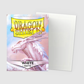 Dragon Shield Matte Sleeves - Standard Size - Solid Colour - White