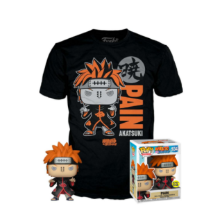 Φιγούρα Funko POP! & Tee Box - Naruto Shippuden - Pain (Glows in the Dark) (XL)