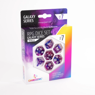 Dice Set - Ζάρια Gamegenic - Galaxy Series - Nebula (7pcs)