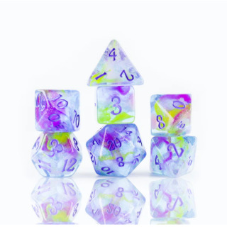 Dice Set - Ζάρια Sirius - Watercolors (8pcs)