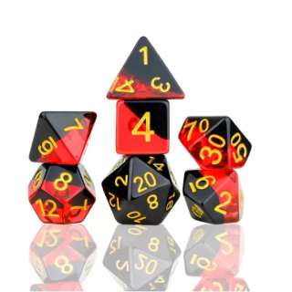 Dice Set - Ζάρια Sirius - Brimstone (8pcs)