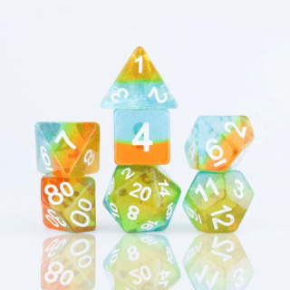 Dice Set - Ζάρια Sirius - Celestial - Ocen Dusk (8pcs)