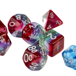 Dice Set - Ζάρια Sirius - Watermelon (8pcs)