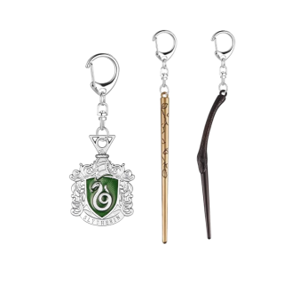 Μπρελόκ Harry Potter - Premium Keychains Collection Deluxe Box 3-Pack - Slytherin Emblem
