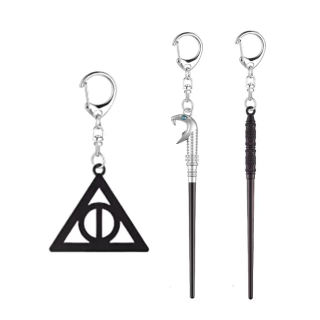 Μπρελόκ Harry Potter - Premium Keychains Collection 3-Pack - Deathly Hallows