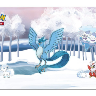 UP - Pokemon Playmat - Frosted Forest