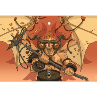 UP - MtG Playmat - Murders at Karlov Manor - Rakdos, Patron of Chaos