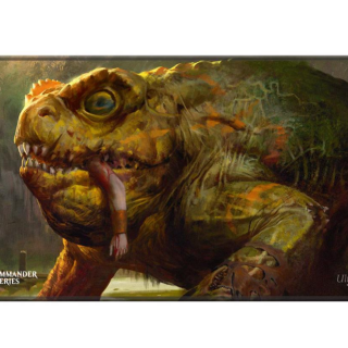 UP - MtG Playmat - Black Stitched Edge - Commander Series - Gitrog Monster