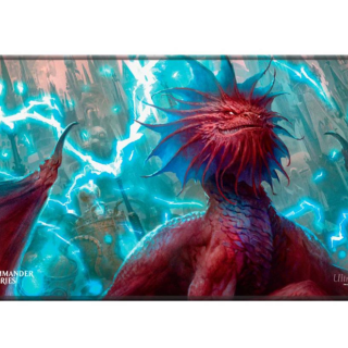 UP - MtG Playmat - Black Stitched Edge - Commander Series - Niv-Mizzet