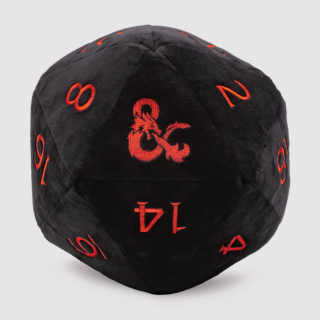 Λούτρινο Plush - Dungeons & Dragons - Black and Red D20 (25cm)