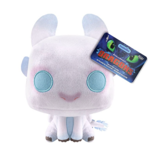 Λούτρινο Plush - How to Train Your Dragon - Light Fury (18cm)