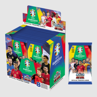 Κάρτες Topps Trading Cards - Uefa Euro 2024 - Booster Box (36 Packs)