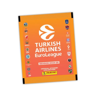 Αυτοκόλλητα Panini Stickers - Turkish Airlines Euroleague 2024-25 - Official Sticker Collection Pack