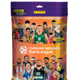 Αυτοκόλλητα Panini Stickers - Turkish Airlines Euroleague 2024-25 - Official Sticker Collection Starter Pack (Album + 3 Packs)
