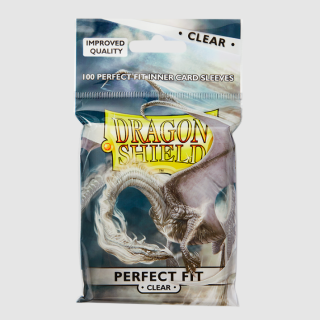 Dragon Shield Standard Sleeves - Perfect Fit Clear/Clear (100pc)