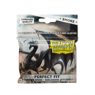 Dragon Shield Standard Sleeves - Side Load Perfect Fit Clear/ Smoke (100pc)