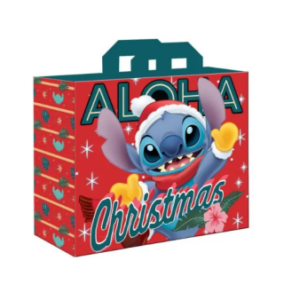 Τσάντα Πολλαπλών Χρήσεων - Shopping Bag - Disney - Lilo and Stitch - Stitch (Aloha Christmas)