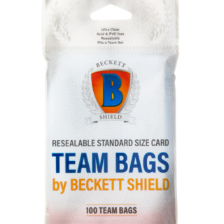 Beckett Shield -  Team Bags - Resealable Sleeves (100pcs)